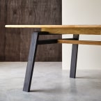 Sapristi - Rechthoekige tafel in gerecycled eiken voor 8 personen