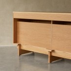 Miu - Mobile per il bagno in legno di quercia 170 cm