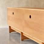 Miu - Credenza in legno di quercia 200 cm