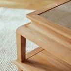 Achille - Rechteckiger Couchtisch aus massivem Teakholz