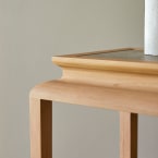 Achille - Consoletafel van massief teak 120 cm