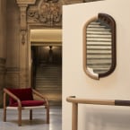 Opéra - Solid oak mirror 72.5 x 40 cm