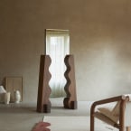 Opéra - Espejo basculante de roble macizo de 175 cm x 94,5 cm