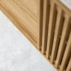 Isaure - Buffetkast van massief teakhout en premium terrazzo 140 cm