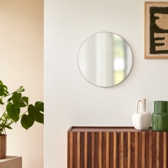 Josef - Espejo redondo de 50 cm x 50 cm