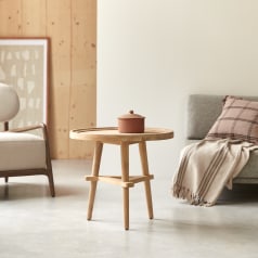 Paola - Tavolino in teak massello