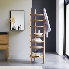 Teak ladder 170 cm Bathroom towel rail Tikamoon