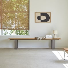 Harper - Bank aus Teak massiv und Aluminium