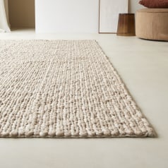 Arya - Woll- und Baumwollteppich 200×300 cm - Brown