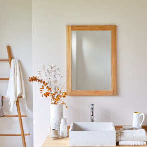 Bahya - Solid Teak Mirror