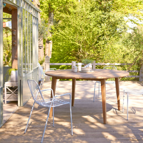 Grasshopper - Solid reclaimed teak garden Table