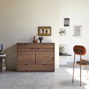 Senson - Sideboard aus massivem Nussbaum 120 cm