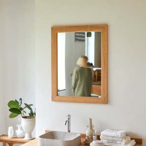 Tona - Solid Teak Mirror