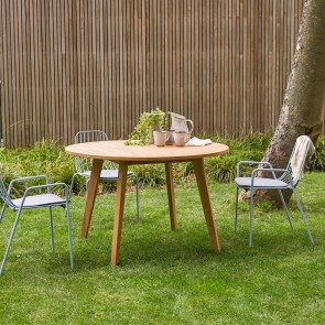 Mila - Tuintafel van massief teakhout voor 6 personen.