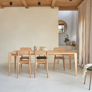 Paulin - 6/8-seater table in solid French olive ash
