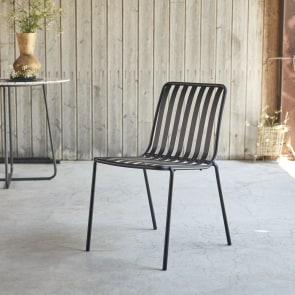 Gaby - Black metal garden chair