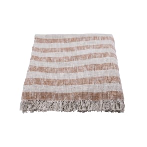 Fold - Plaid en coton, naturel