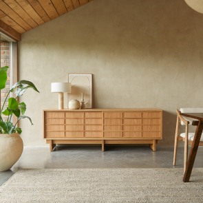 Miu - Credenza in rovere massello 200 cm