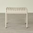 Gaby - Cream metal garden side table