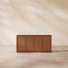 Jane - Buffet en teck massif foncé 160 cm