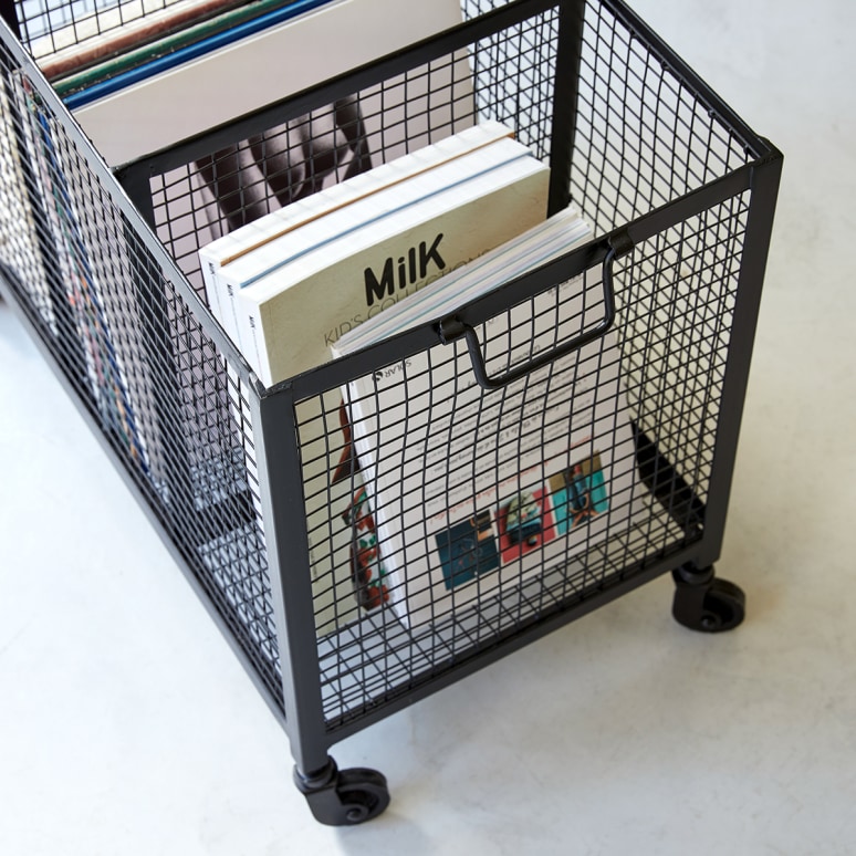 Kids mobile metal mesh locker Bedroom storage Tikamoon