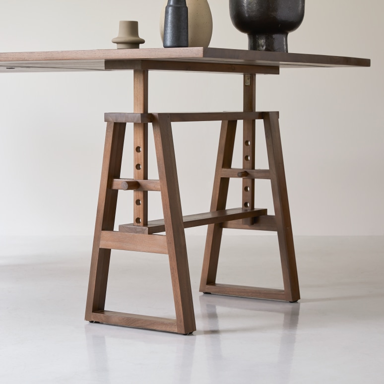 Wood trestle hotsell