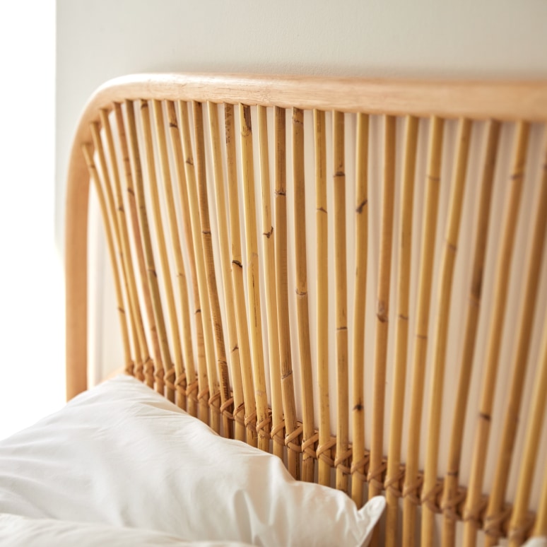 Rattan Headboard 160 cm Bedroom Bed Headboard Tikamoon