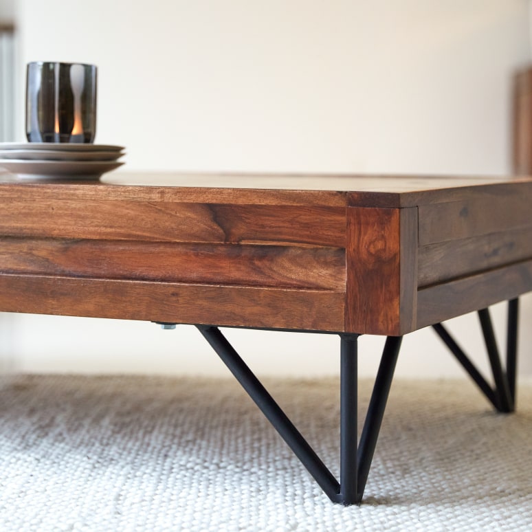 Bonnie sheesham coffee table discount