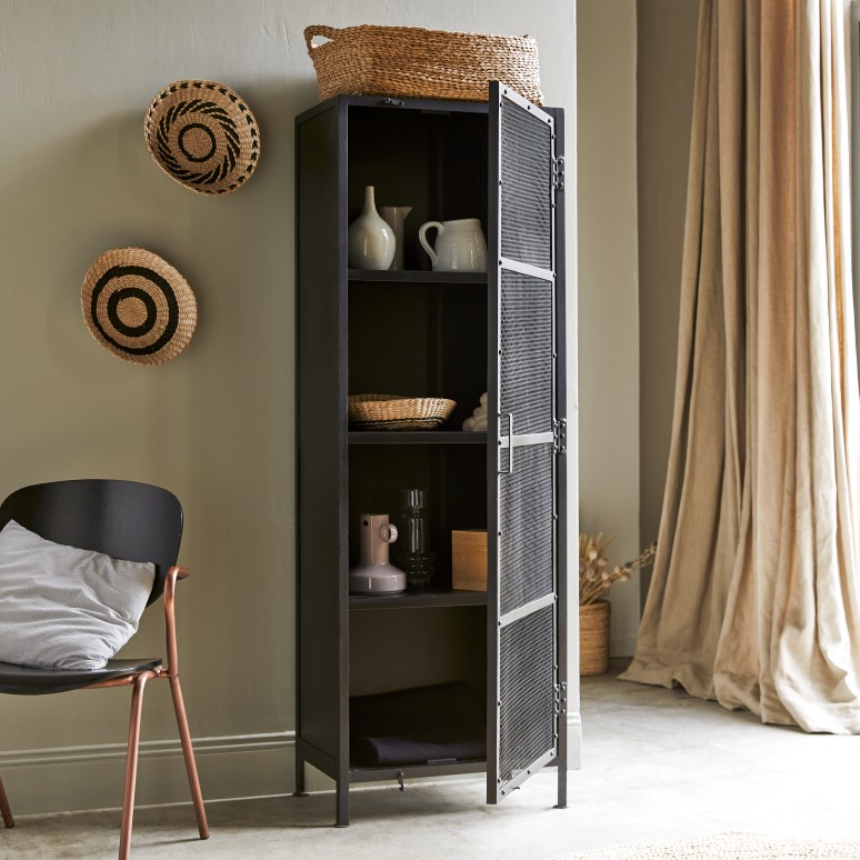 Metal dresser 175 cm Living room storage furniture Tikamoon