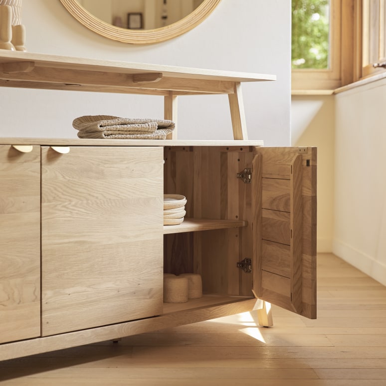 Buffet table oak discount