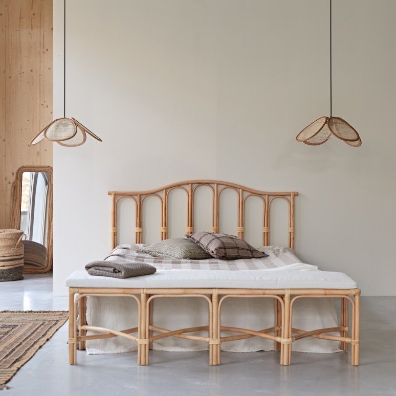 Natural rattan headboard 160 cm Bedroom furniture Tikamoon