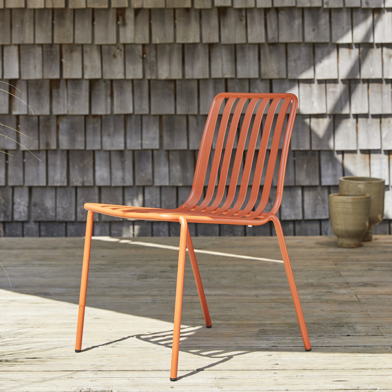 Gaby - Orange metal Chair