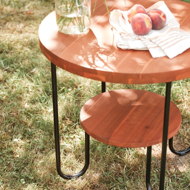 Acacia coffee table 60 x 60 cm Garden furniture Tikamoon