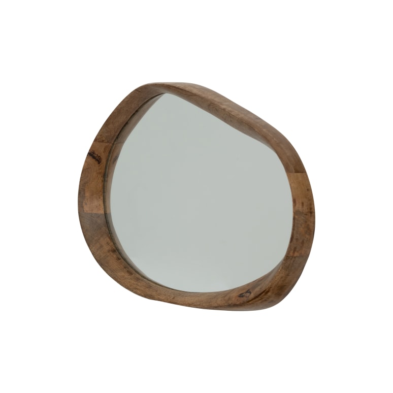 Mirror in mango wood 30 x 40 cm - Decorative living room accessories -  Tikamoon