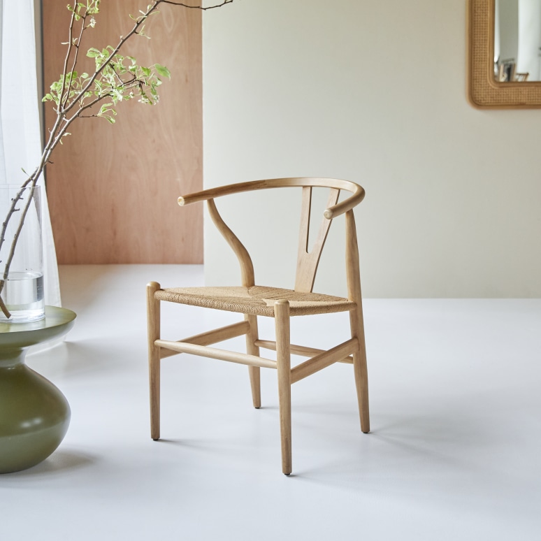 Blaise - Solid teak and rope chair