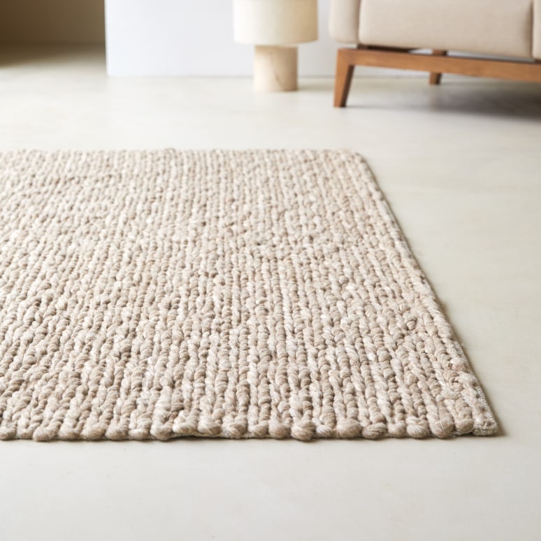 Arya - Tapis en coton 140x200 cm, brown