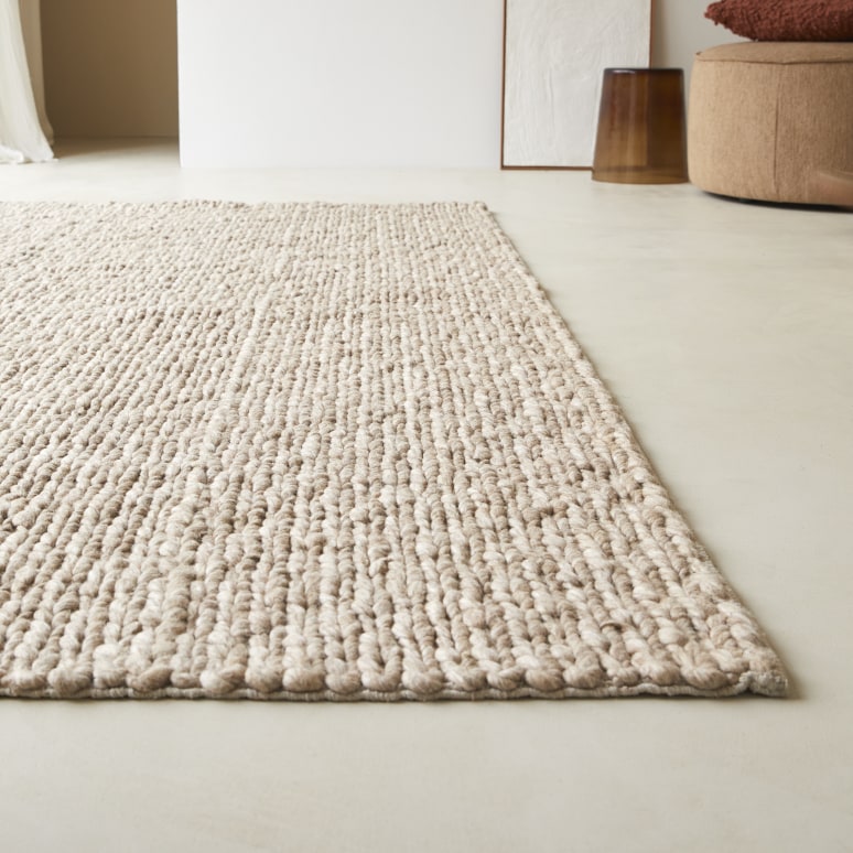 Arya - Tapis en coton 200x300 cm, brown