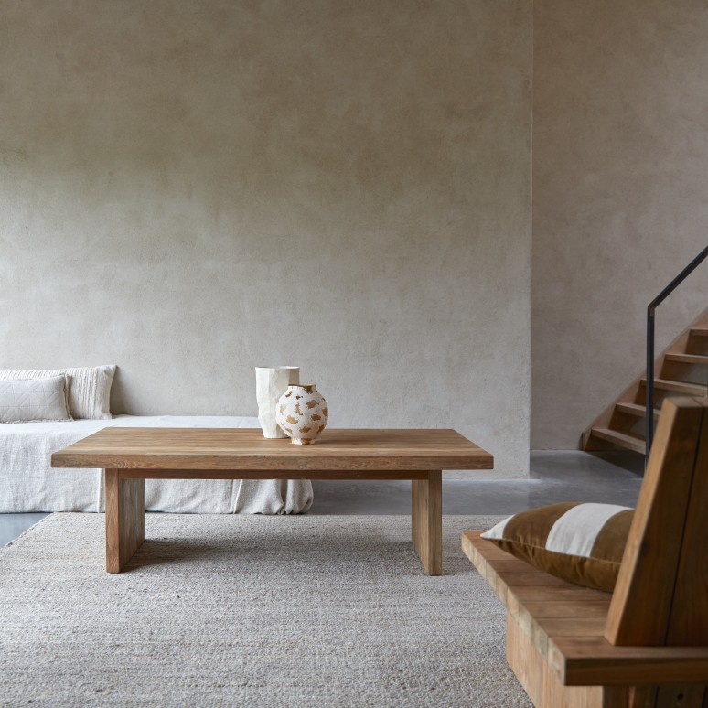 Joaquin - Coffee table in solid reclaimed teak