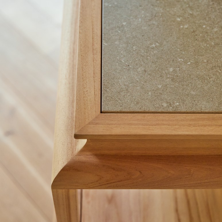 Achille - Console in teak massello 120 cm