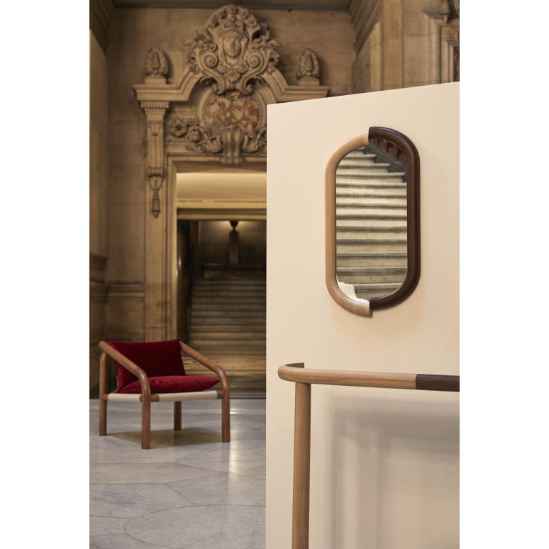 Opéra - Specchio in rovere massello 72,5x40 cm