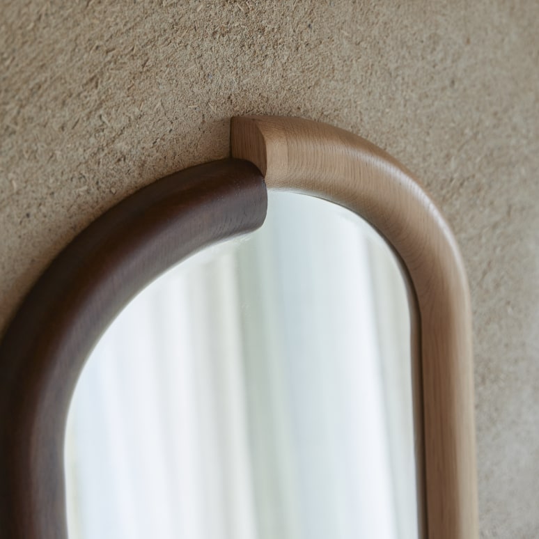 Opéra - Miroir en chêne massif 72,5x40 cm