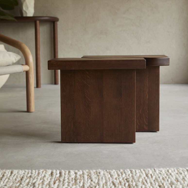 Opéra - Table d'appoint en chêne massif