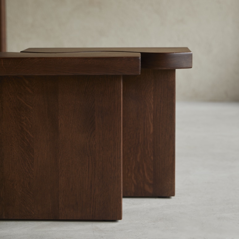 Opéra - Solid oak side table