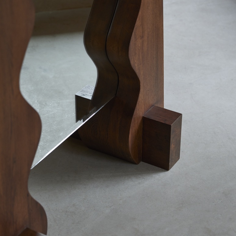 Opéra - Massief eiken passpiegel 175 x 94,5 cm