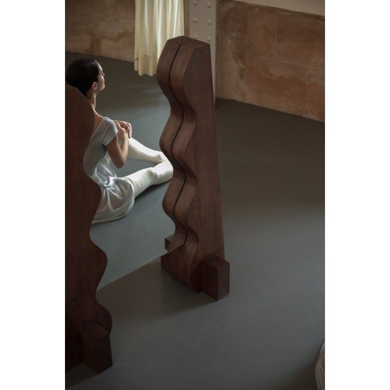 Opéra - Specchio da terra in rovere massello 175x94,5 cm